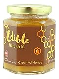WOHO Editable Pure Creamed Honey All Natural Spun Raw Honey (Plain), 8oz