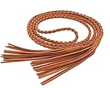 GÜRTEL MIT PERFEKTER GRÖSSE: Gesamtlänge A: 69 '', B: 58,7; Breite 0,3 ''; Passt zur Taille unter 40 ''; Geeignet für die meisten Mädchen und Frauen.