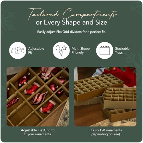 image for Covermates Keepsakes Adjustable Ornament Storage Bag – Heavy-Duty Po