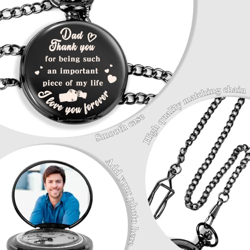 Image of Christmas Valentines Day Fathers Day Stocking Stuffers Birthday New Years Gifts Idea Pocket Watch Gifts