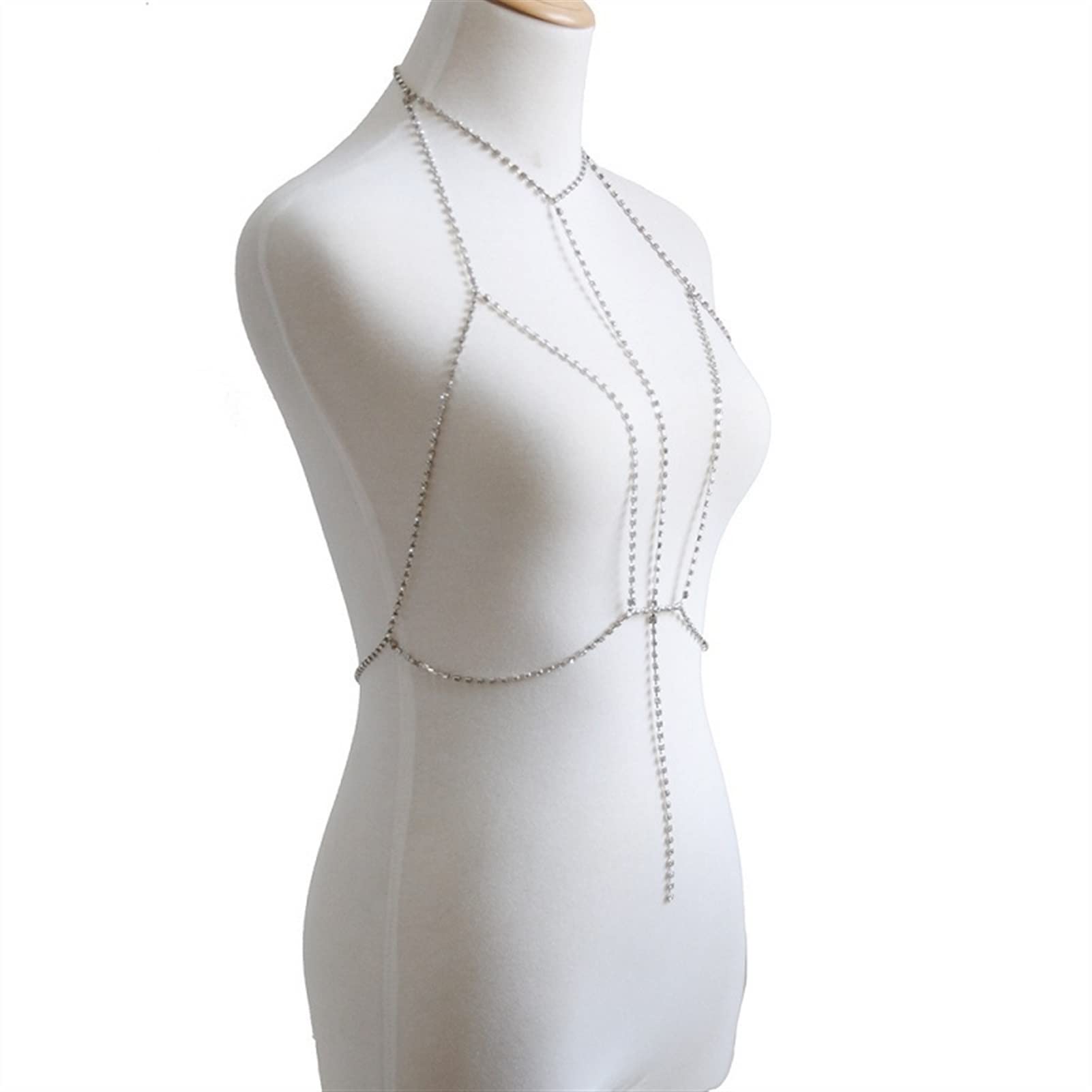 Chaîne Strass Pour Soutien-gorge / Corps - Collier Décoratif Pour Femmes - Neuf Sans Emballage