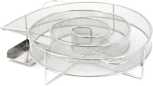 HappyU&M Stainless Steel Cold Smoke Generator-Hot or Cold Smoking on Any BBQ Grill and Smoker, Perfect for Smoked Salmon, Cheese, Pork and More