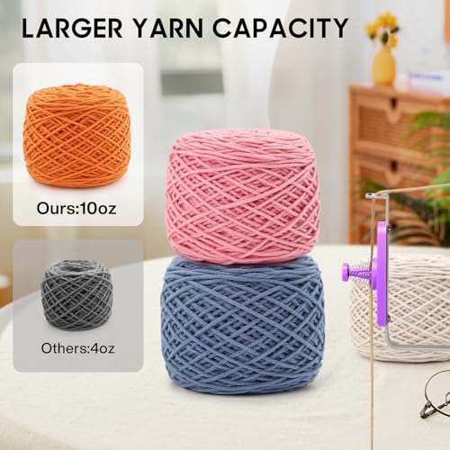 Image of The Helper for Knitting Enthusiast,Purple