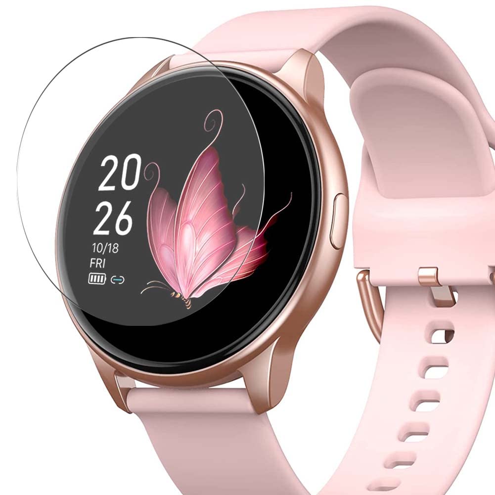 [3 Pack] Synvy Tempered Glass Screen Protector, compatible with MoreFit SW220 1.3" Smartwatch Smart Watch 9H Protective Film Protectors