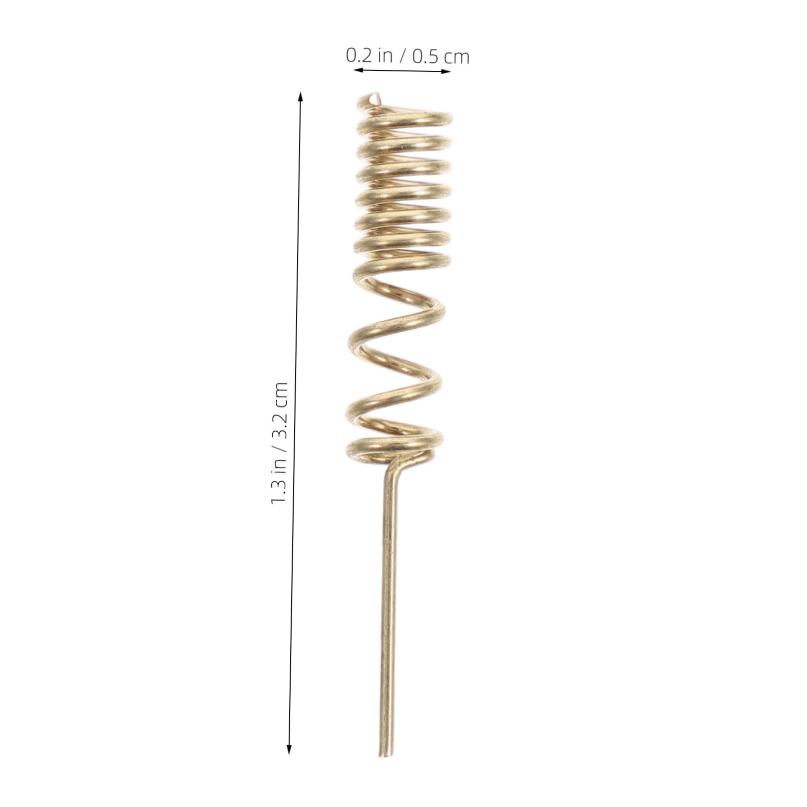 HOLIDYOYO 10 Pack of Coil Communication Antennas Spiral Spring Thickened Phosphor for Reliable Data Transmission