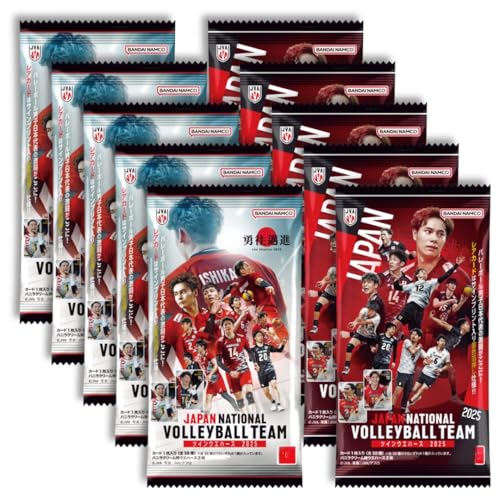 【10個バラ売り】JA PA N N ATI ONA L VO LLEY BALL TEAM ツインウエハース 2025 10個のサムネイル