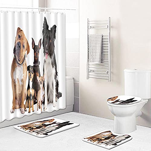 Claean-Acces-Home Wc Deckelbezug Badezimmer Wc Boden Duschvorhang Vierstöckige Küche Fuß Pad Wohnzimmer Teppich-Gg9_45…