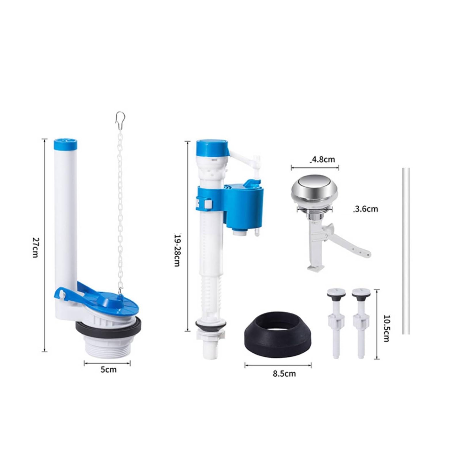 Wassersparend Spülkasten-Innengarnitur, style to 3