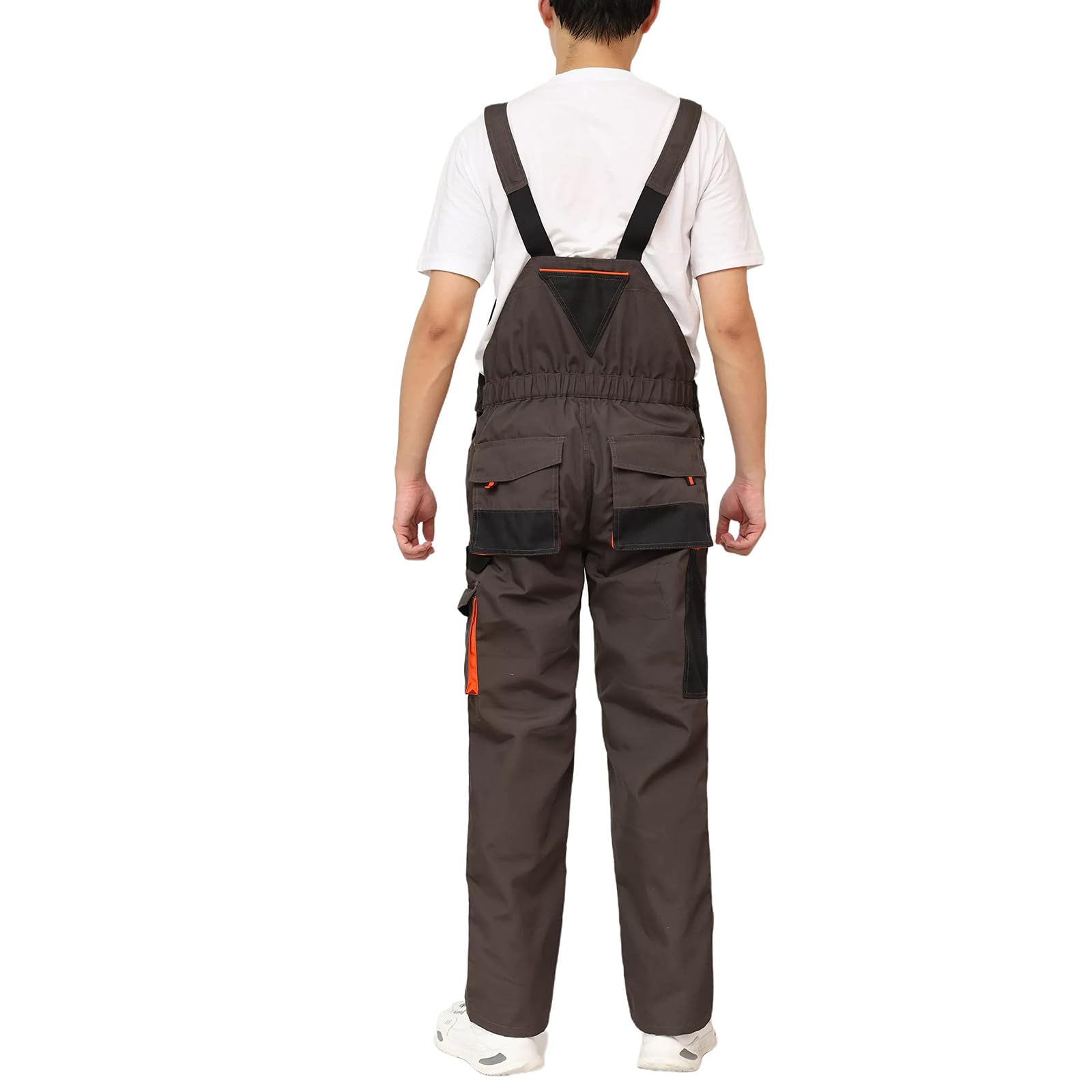 WORK IDEA Salopette de Travail pour Homme avec Poches genouillères