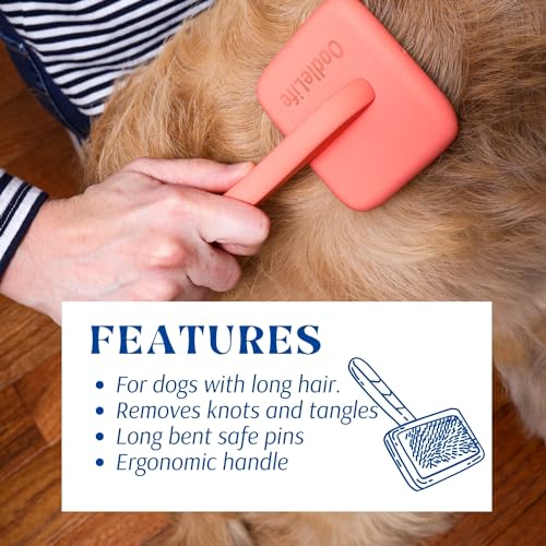 Oodlelife Slicker Brush For Grooming Shedding Medium & Long Haired Dogs thumb #4