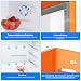 GUIVACI Retro Kühlschrank 72L – Leise (43 dB), 7-stufige Kühlregelung, LED-Innenbeleuchtung, für Schlafzimmer, Büro, Küche & Bar（orange） [Energieklasse C]
