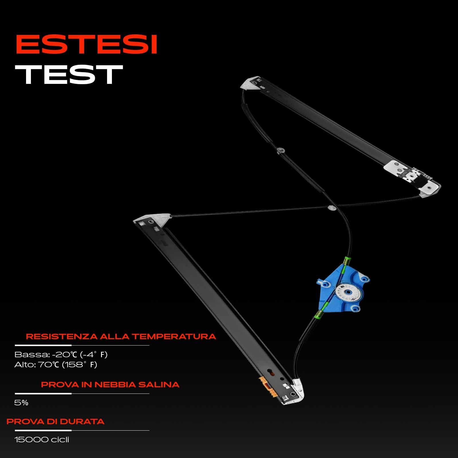 Frankberg Alzacristallo elettrico 4/5 porte anteriore destro 8E0837462B