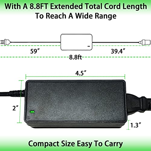 Nalakuvara 20181211001 Ac To Dc Converter 110V To 12V 5A 60W Car Cigarette Lighter Adapter - Wall Plug Outlet Female Socket Converter - 110/120 To 12 Volt Ac/Dc Adapter Power Supply thumb #1
