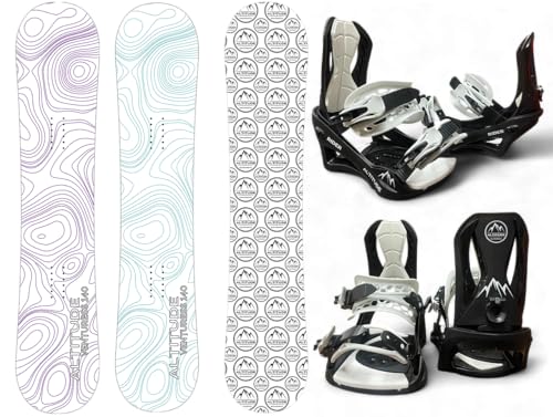 Altitude Women's VENTURESS Beginner Snowboard Package with Rider S/M BINDINGS...