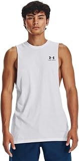 Under Armour Herren Sportstyle Left Chest Cut-Off T-Shirt UA Tanktop für Linke Brust (1er Pack)