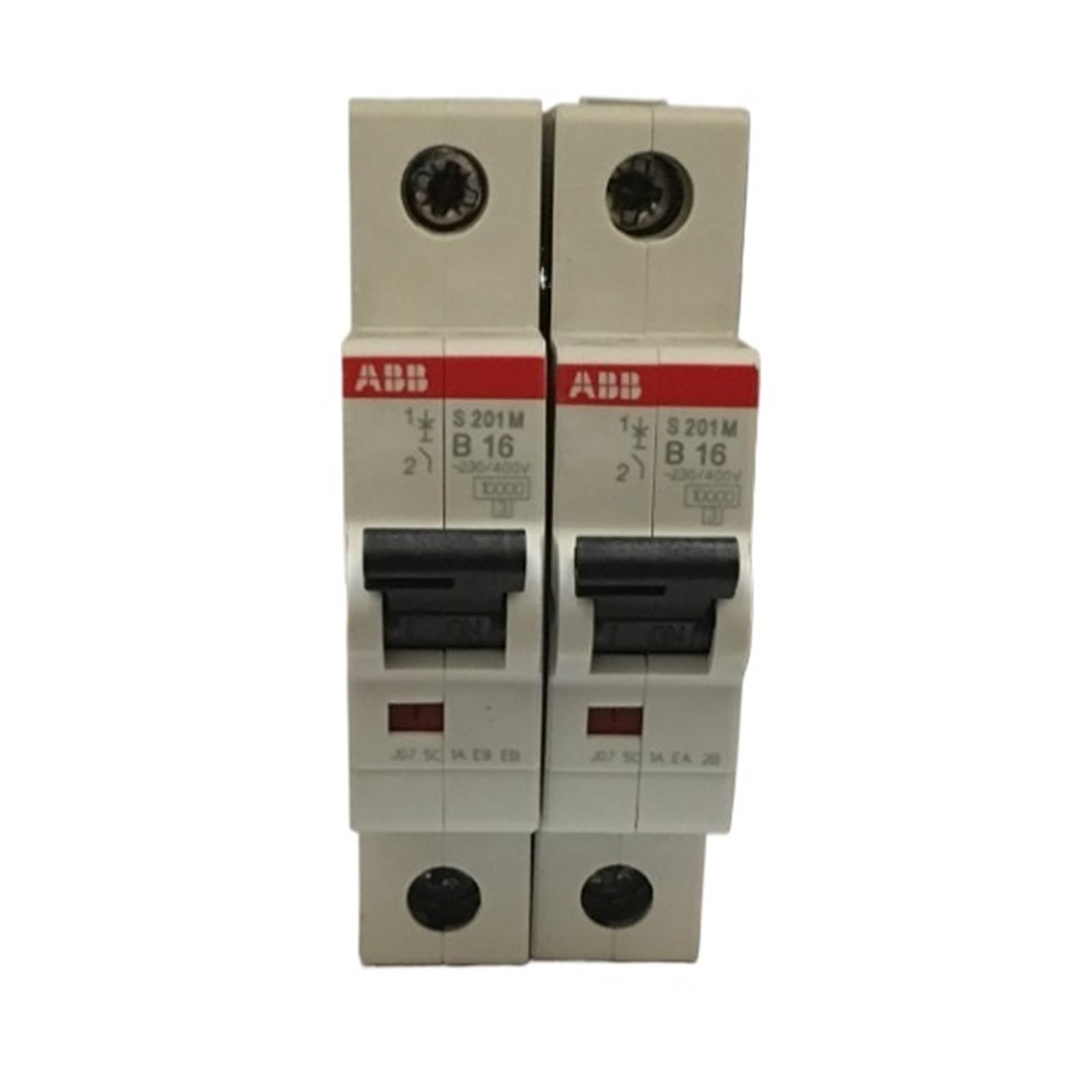 Disjoncteur miniature S200-MDC bipolaire type S202M-C20DC pour coffret DC