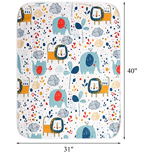 Alèse de lit imperméable lavable Tebery Lot de 2 grands protège-matelas 79x102 cm