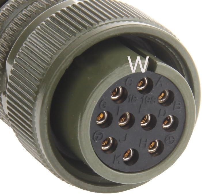 MS3106 18-19S PlugHole U.S. Military Standard Aviation Plug Connector Socket