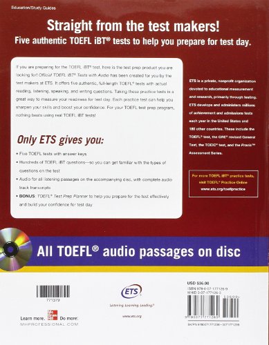 Official Toefl Ibt Tests With Audio Buy Online In Honduras At Honduras Desertcart Com Productid