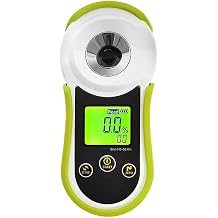 Digital Display Handheld Sugar Meter, Brix Refractometer, Fruit Sugar Content and Sweetness Measuring Instrument