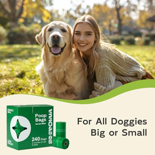 Vivioases HNTC004 240 Count Dog Poop Bags Rolls, 9 Inch X 13 Inch Dog Bags For Poop, 100% Leak Proof And Strong Sturdy Doggie Poop Bags, Pet Waste Bags thumb #6