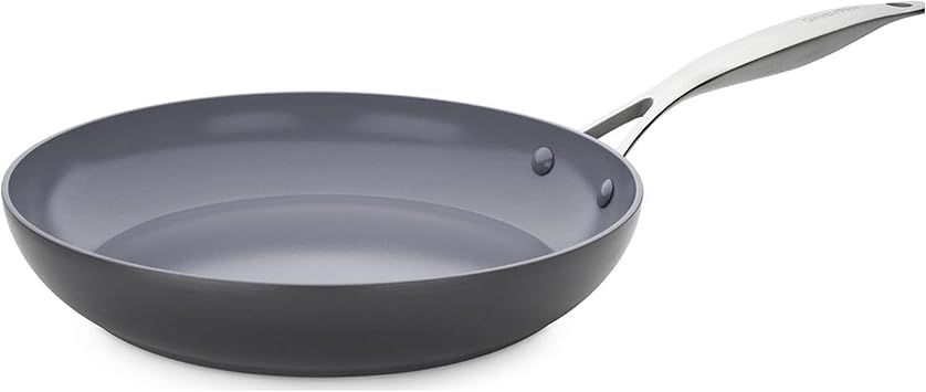 GreenPan Venice Pro Frying Pan, Skillets, Gray, 28 cm, IH Compatible