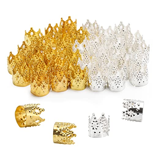 Tbestmax 200 Pcs Hair Beads Dreadlocks Hair Jewelry for Women