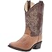 Old West Kids Boots Unisex J Toe Vintage (Toddler/Little Kid) Tan 1.5 M US Little Kid