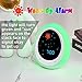 BUTTING Kids Alarm Clock, Toddler Sleep Training Clock with Sun & Moon, Sound Machine, Night Light, Ok to Wake Alarm Clock for Children