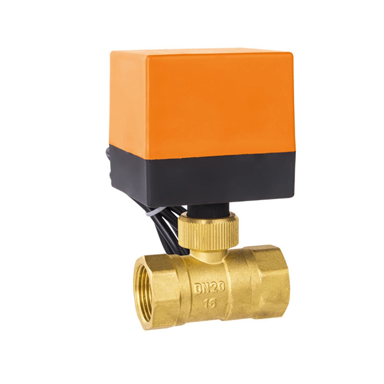 DN15/20/25 3way Motorized Ball Valve Electric 3Line 2Way Control AC220V(DN20)