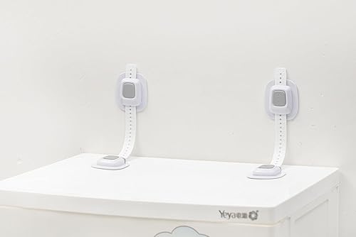Miniatura 6 de YEYA Correas de pared para muebles sin taladro, antipunta, para proteger al bebé (4P mejoradas en 2024)