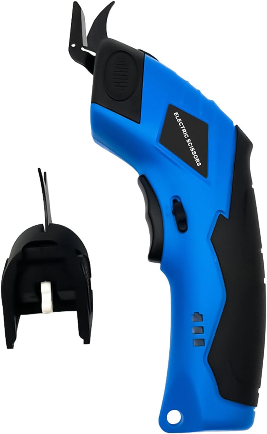 Electric Scissors for Cardboard | Rechargeable Cutter Tool | Cordless Scissors,for Kitchen Home Garden Workplace Fabric Leather Paper Carton Carpet Foam