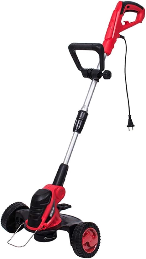 Amazon Co Jp 充電式草刈機刈込樹脂刃ループハンドルポータブル芝刈り雑草クリーニング電気芝刈り機 電気芝刈り機 小さな家庭用芝刈り機草幅270mm Diy 工具 ガーデン