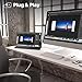 KYY Portable Monitor Latest 15.6'' FHD 1080P USB-C HDMI Laptop Monitor w/Smart Cover Bag & Dual Speakers, External HDR Computer Screen, Travel Gaming Monitor for PC MAC Phone Xbox PS4/5 Switch