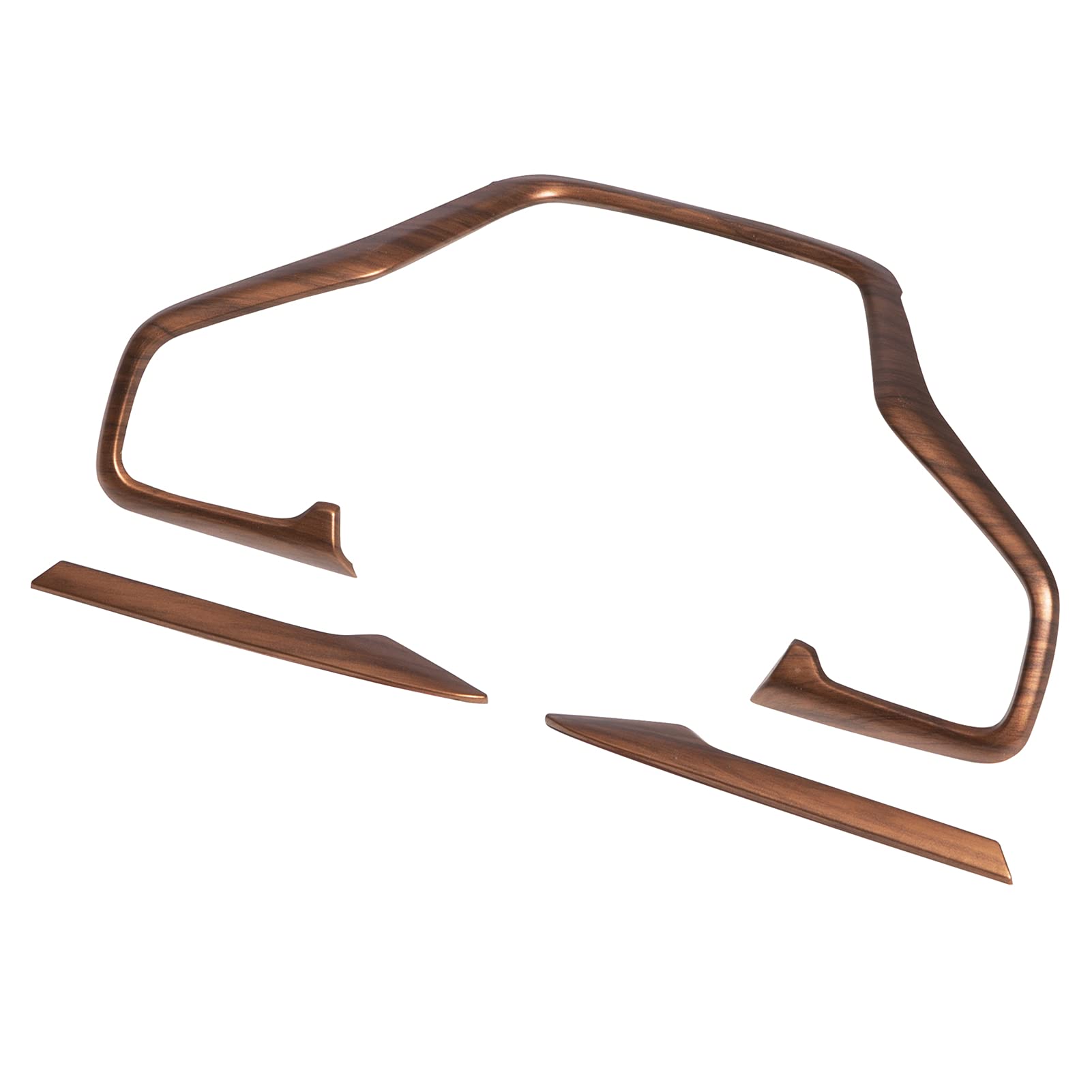 for CRV Peach Wood Grain Steering Wheel Cover Sticker Trims Interior Decaration Mouldings for 5th Gen Honda CR-V 2022 2021 2020 2019 2018 2017 Not for LX