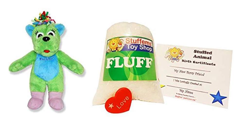 Mini PlushMake Your Own Stuffed Animal 8 Inch Razzles The Dog Kit - No Sewing Required!