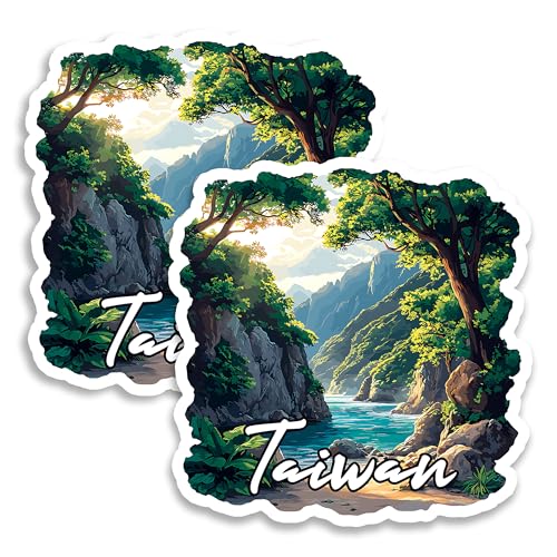 Imanes decorativos Taiwan Magnet 4 pulgadas 2 unidades miniatura 1