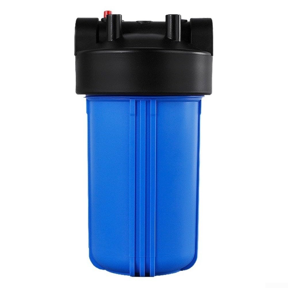 Großer 10 Zoll Wasserfilter Behälter aus PP für Whole House Vorfilter Blau