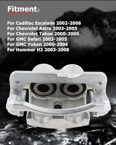 Image of cciyu 18-B4729 Front Left /Rear Right Brake Caliper Assembly w /Bracket For Cadillac 2002-2006,For Chevy 1999-2013,For GMC 1999-2013,For Hummer 2003-2009