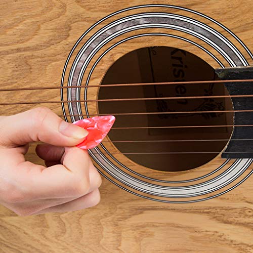 LIUJZZJ Médiators Guitare Plectres Couleur Mélangée 0.46mm Celluloïd Médiators avec Boîte de Poche Métallique Pack 40 - Les Beatles, Paul McCartney, John Lennon, RIngo Starr, George Harrison LIUJZZJ Médiators Guitare Plectres Couleur Mélangée 0.46mm Celluloïd Médiators avec Boîte de Poche Métallique Pack 40 – Image 4