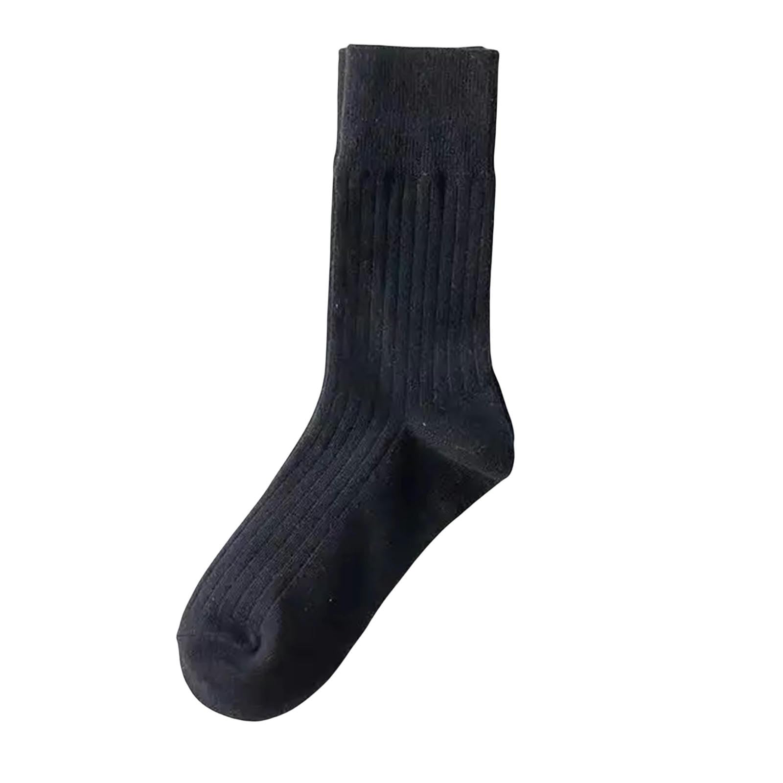 Calcetines Hombre Autumn Winter Fashion Cotton Women Women Socks Solid Long Calcetines