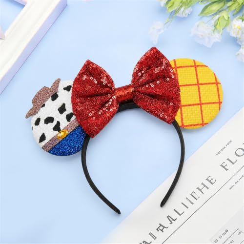 Image of FANYITY Mouse Ears Headbands for Girls Women Boys Party (TG-JXM)
