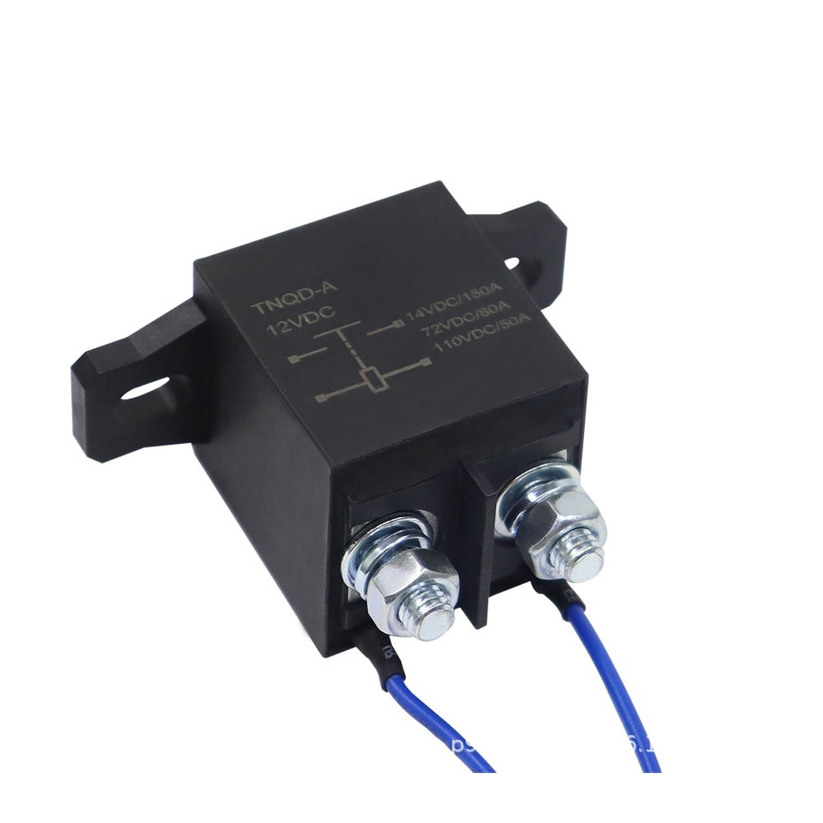 relé de Potencia Relé de CC de Alto Voltaje de 12, 24, 36, 48, 60 y 72 V, 150 A, 110 V, relé de Encendido a Largo Plazo for automoción(60V)