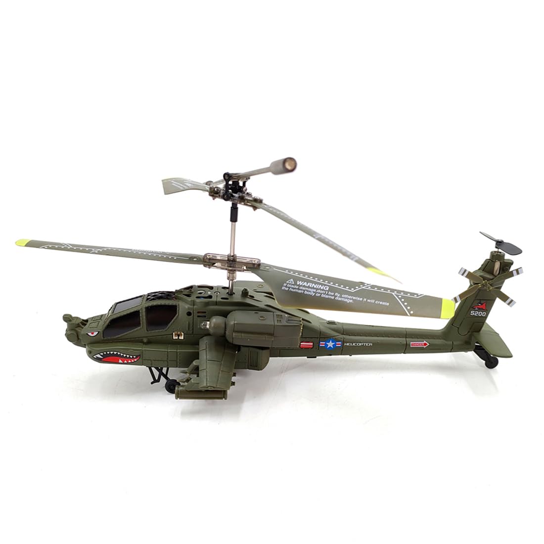 S109H RC Apa-che helikopter, 2,4 G 3CH Dual-Prop stabilizowany żyroskopem mini model samolotu kaskaderskiego ze światłami nawigacyjnymi (wersja RTF)