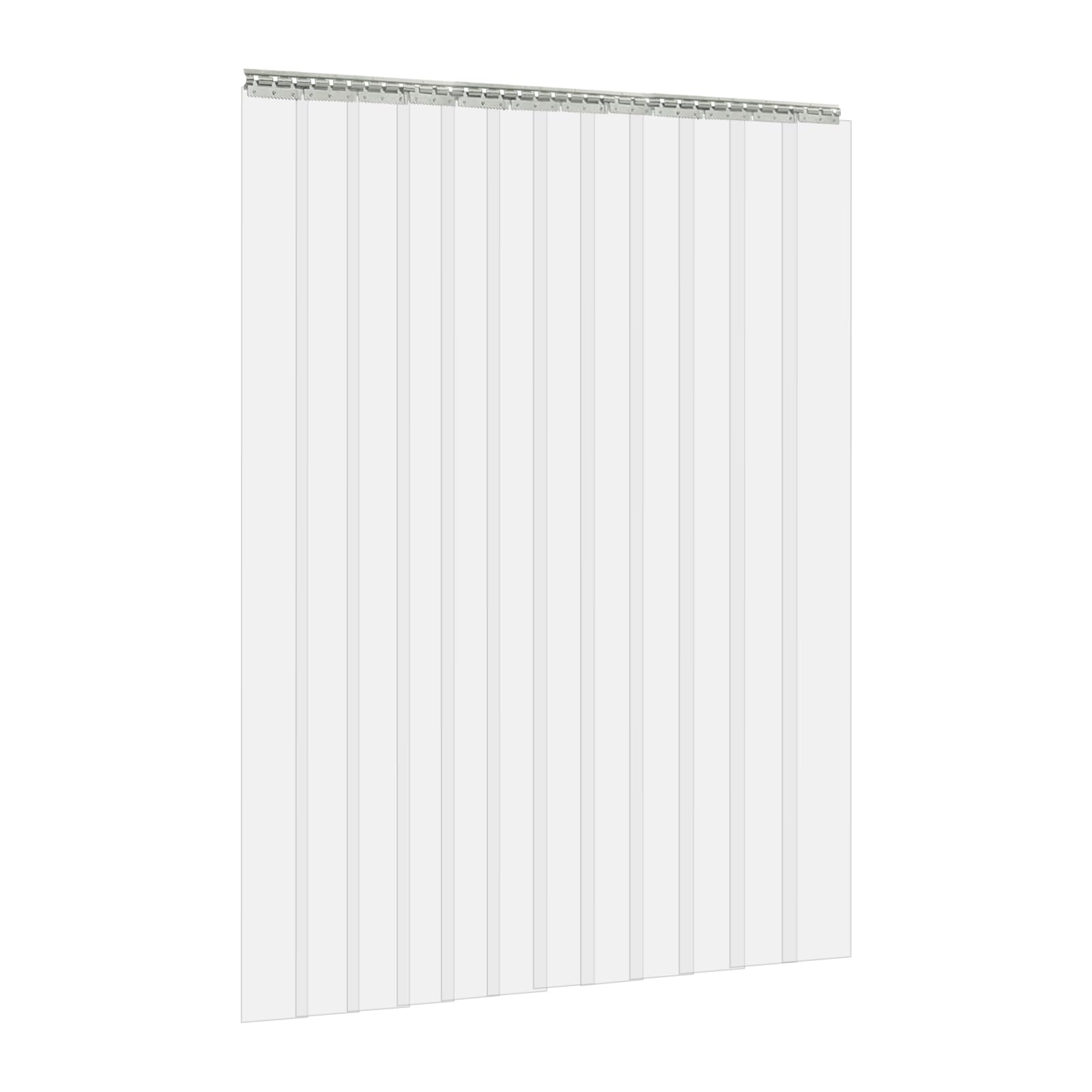 Cortina de puerta de PVC para congeladores, cortina de puerta para la industria de almacenamiento y garaje, transparente para habitaciones con aire acondicionado, entradas de supermercados, 1,8