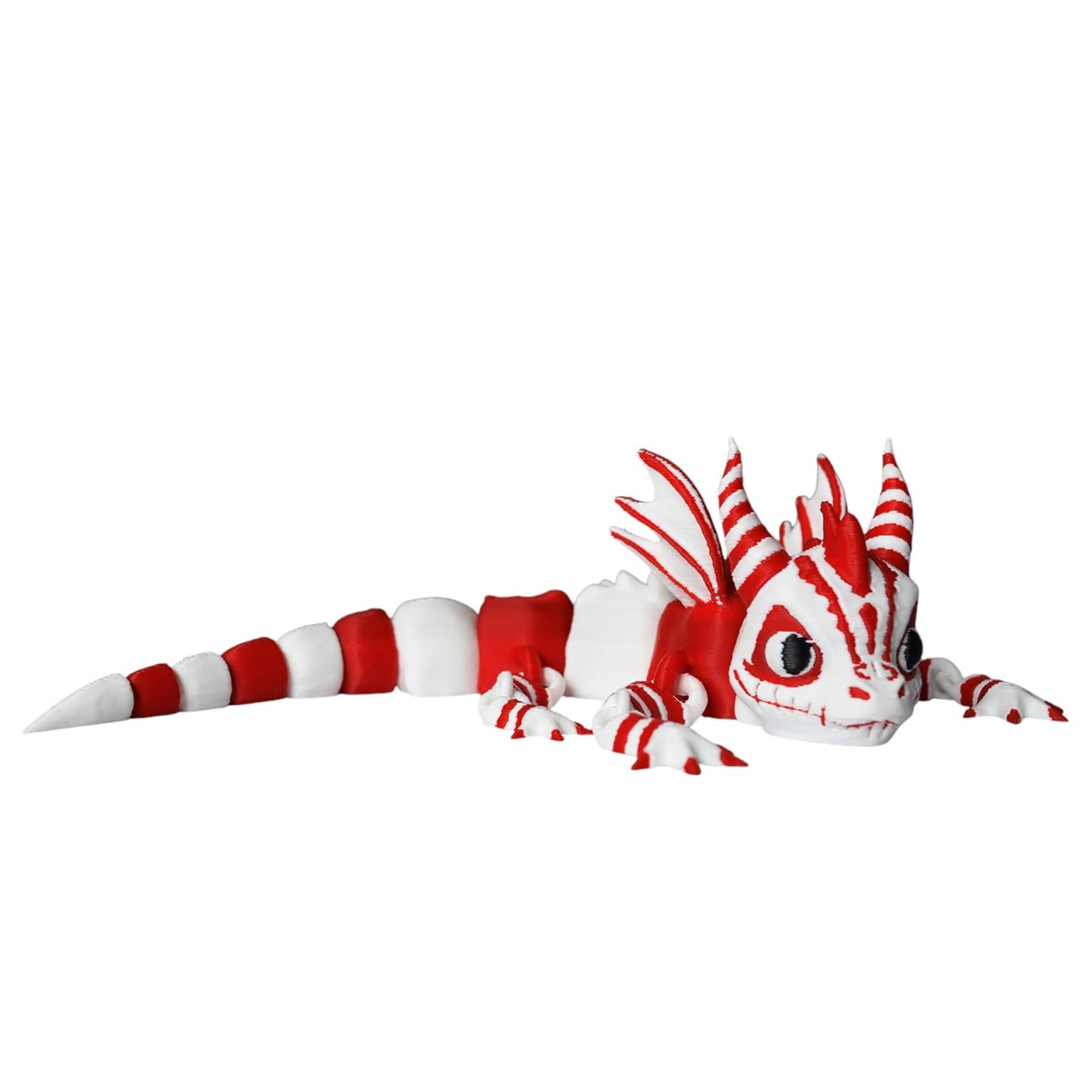 CASOME 3D Printed Articulated Dragon Figure, Poseable Desk Display Ornament