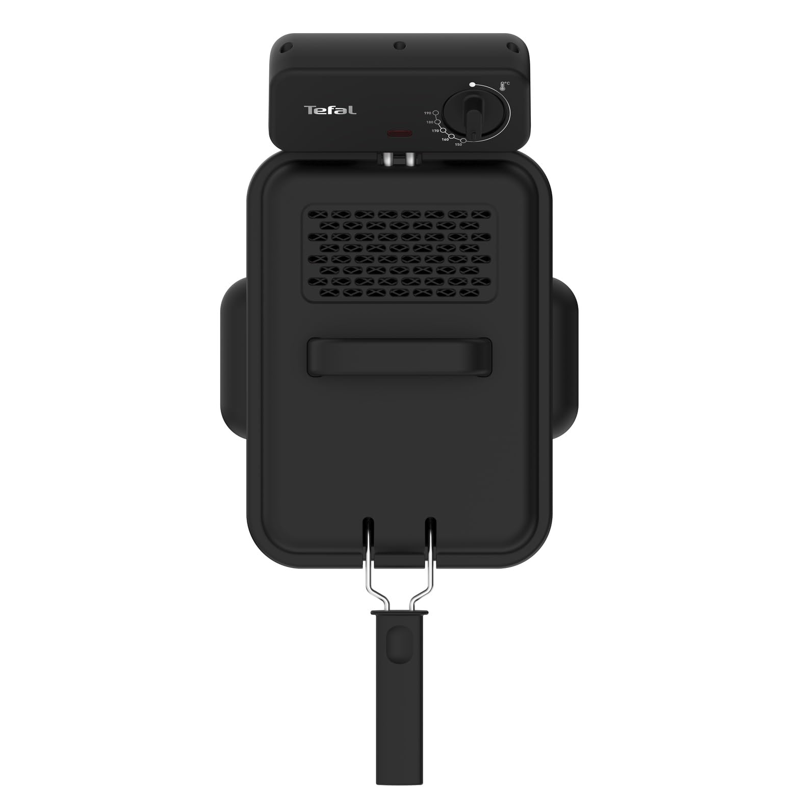 Tefal Family Pro Access 4,0L Fritteuse, 3000 Watt, semiprofessionell mit Öl, herausnehmbarer Ölbehälter, Kühlzonen-Technologie, leichte Reinigung, knusprige Pommes, Edelstahl, schwarz, FR5030