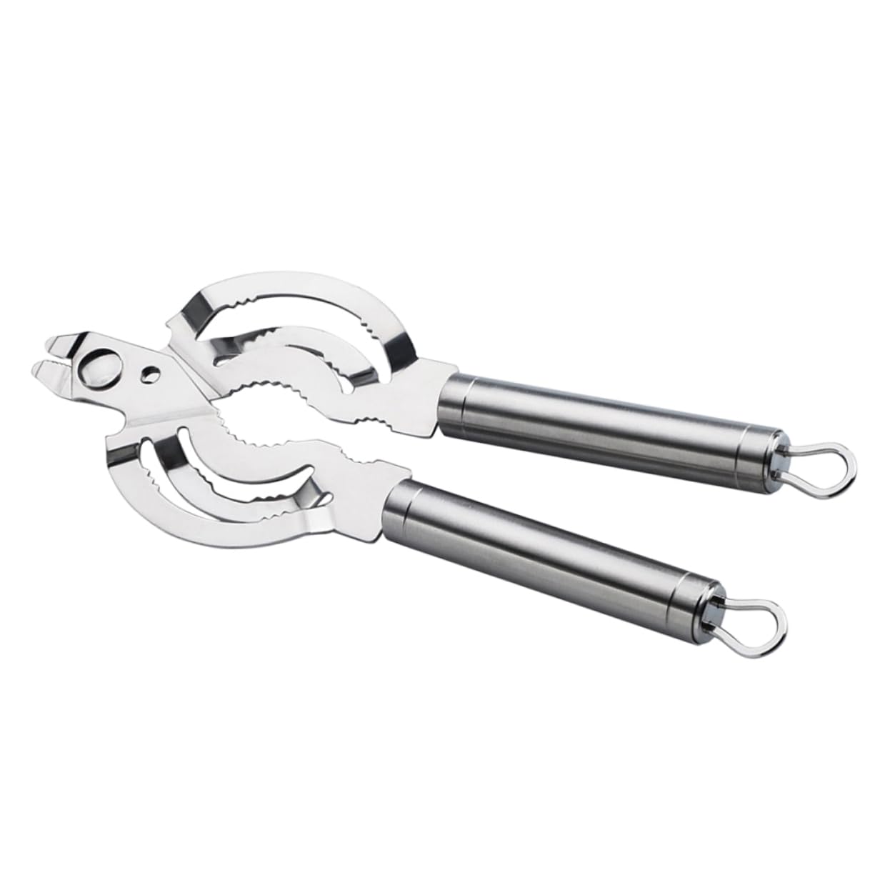 SOLUSTRE Stainless Steel Multifunctional Jar Opener and Beer Lid Remover for Home Bar Design for Effortless Opening of Jars Lids and Nuts and to Use
