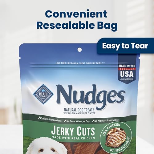 Blue Buffalo Nudges Jerky Cuts Chicken Dog Treats, 10 oz - image 4