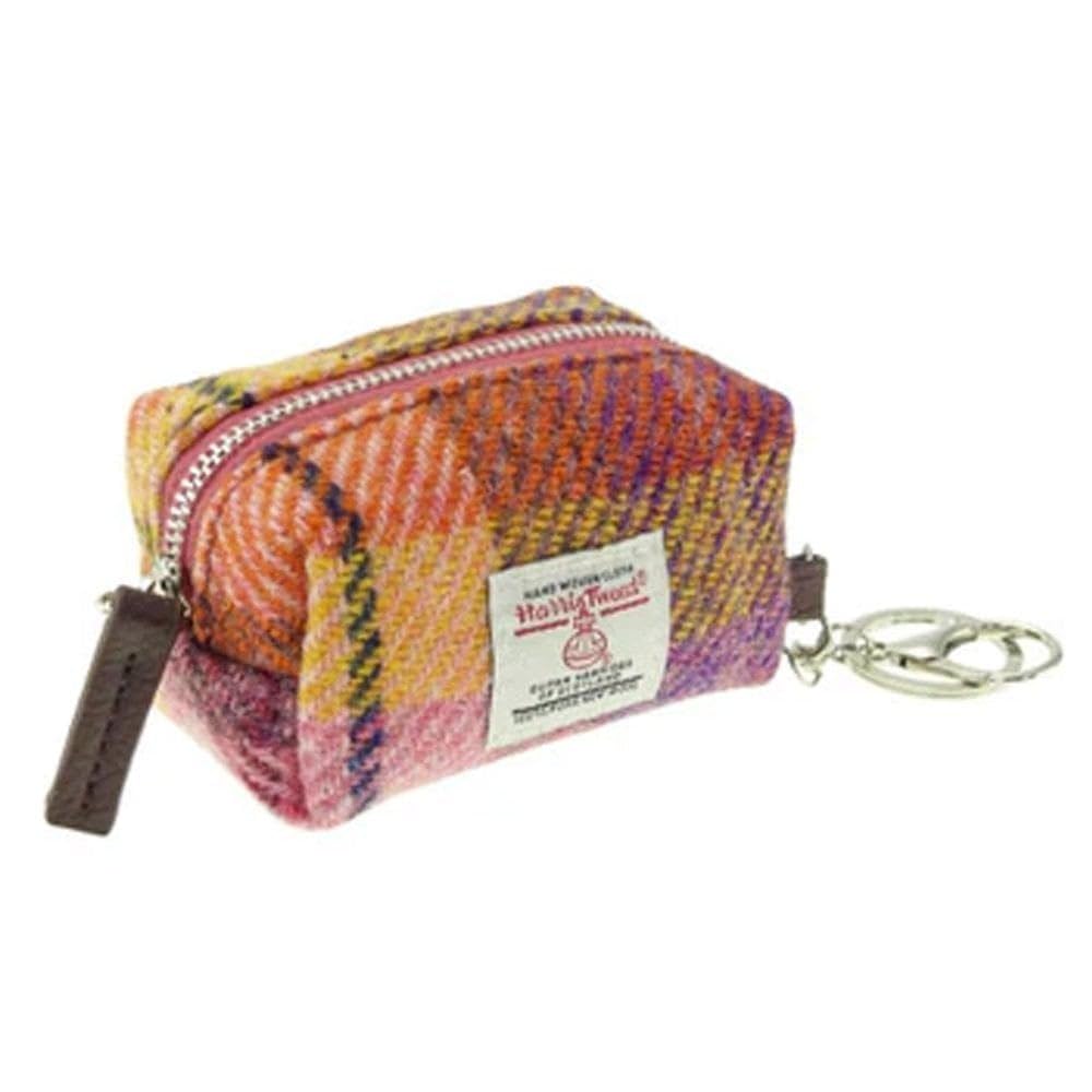 Glen Appin Orange Harris Tweed Fara Micro Bags